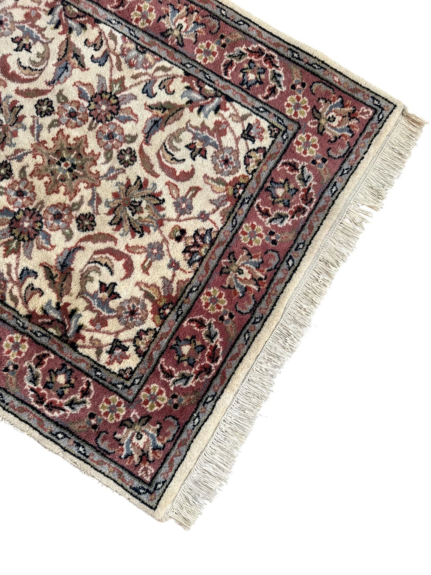 Handmade Indo Tabriz Rug 150 x 85 cm | 4.9 x 2.8 ft