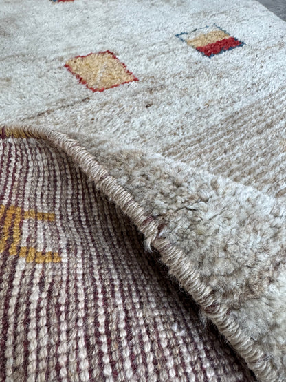 Handmade Persian Gabbeh Rug 190 x 100 cm | 6.23 x 3.28 ft