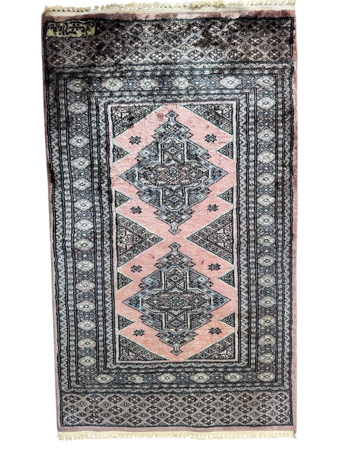 📌 RESERVED Handmade Bokhara 130 x 76 cm | 4.27 x 2.49 ft