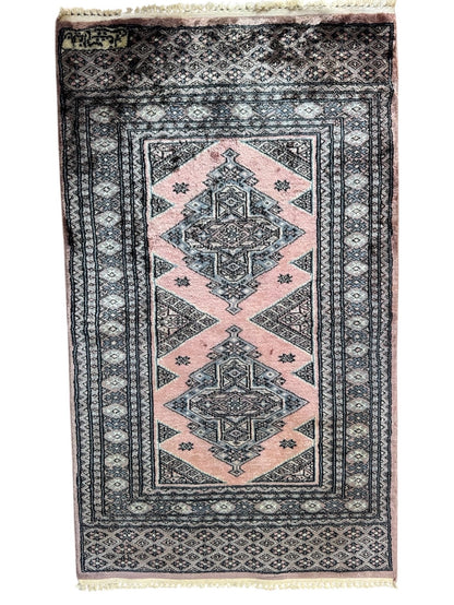 📌 RESERVED Handmade Bokhara 130 x 76 cm | 4.27 x 2.49 ft