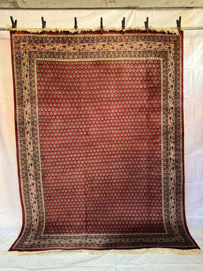 Handmade Indo Mir Saraband 244 x 177 cm | 8 x 5.81 ft