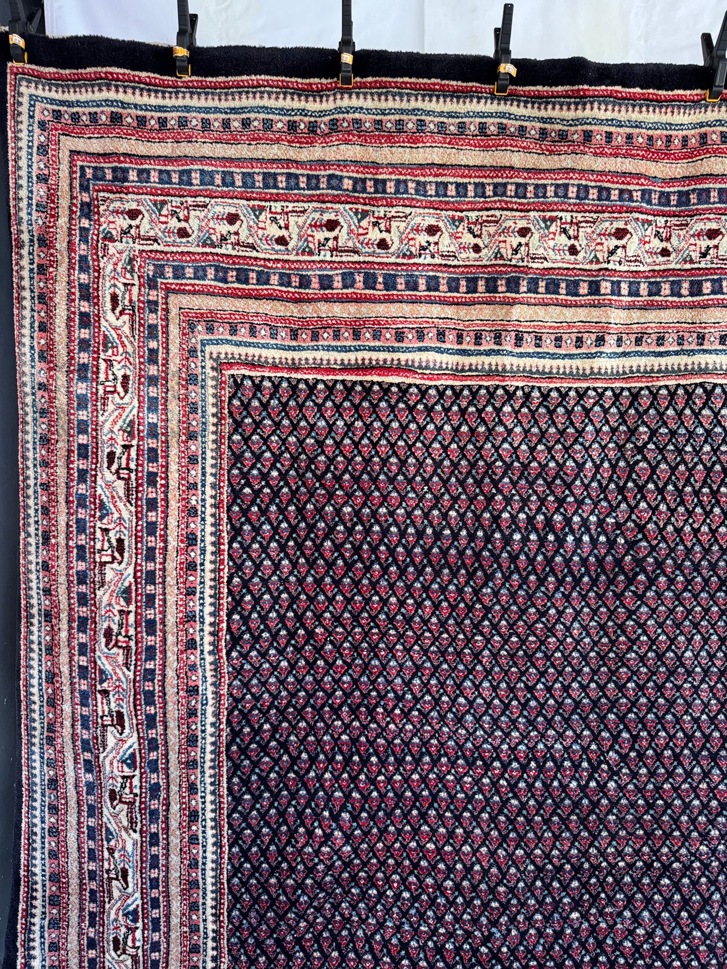 Handmade Persian Sarouk Mir Rug 367 x 280 cm | 12.04 x 9.19 ft