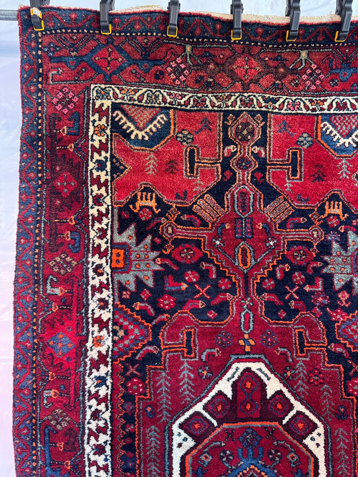 Handmade Persian Hamadan 260 x 125 cm | 8.53 x 4. 1 ft