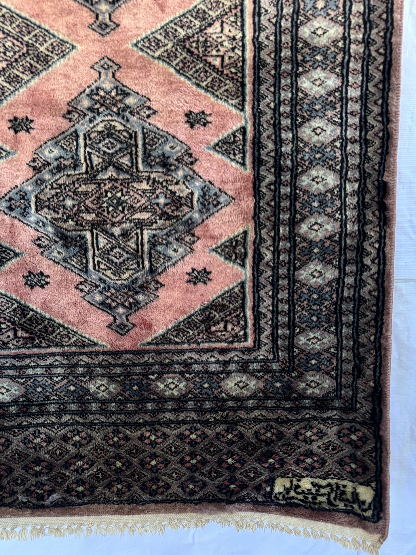 📌 RESERVED Handmade Bokhara 130 x 76 cm | 4.27 x 2.49 ft