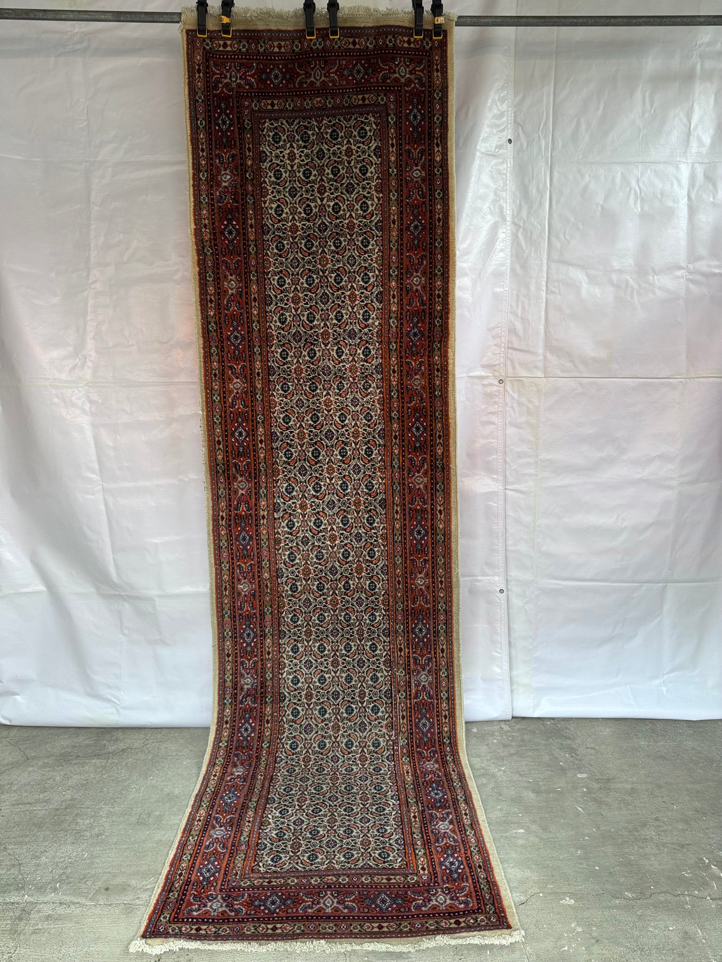 Handmade Persian Muod Runner 290 x 80 cm | 9.5 x 2.62