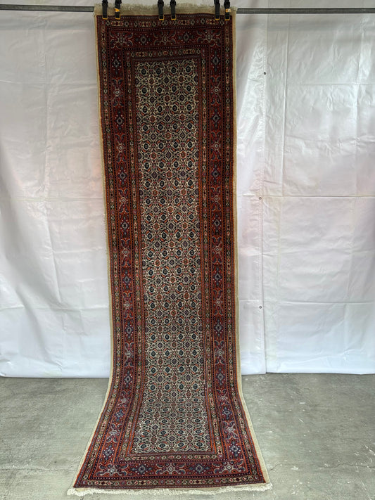 Handmade Persian Muod Runner 290 x 80 cm | 9.5 x 2.62