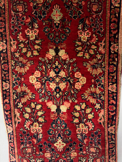 Handmade Persian Lilihan Rug 122 x 69 cm | 4 x 2.26 ft