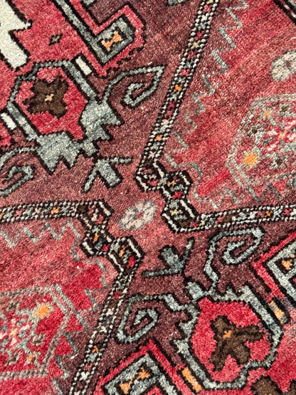 Handmade Persian Hamadan Runner 280 x 108 cm | 9.2 x 3.5 ft