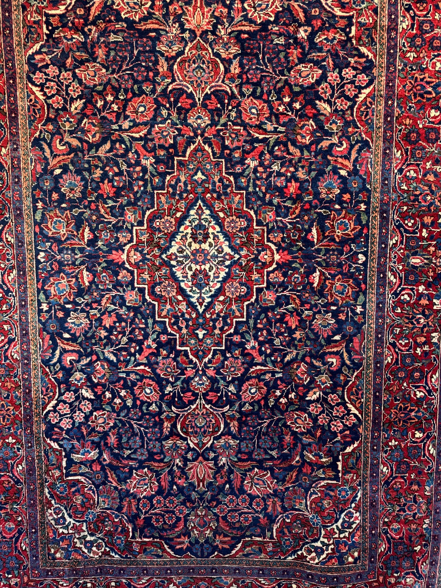 Handmade Persian Qom Rug 201 x 134 cm | 6.6 x 4.4 ft