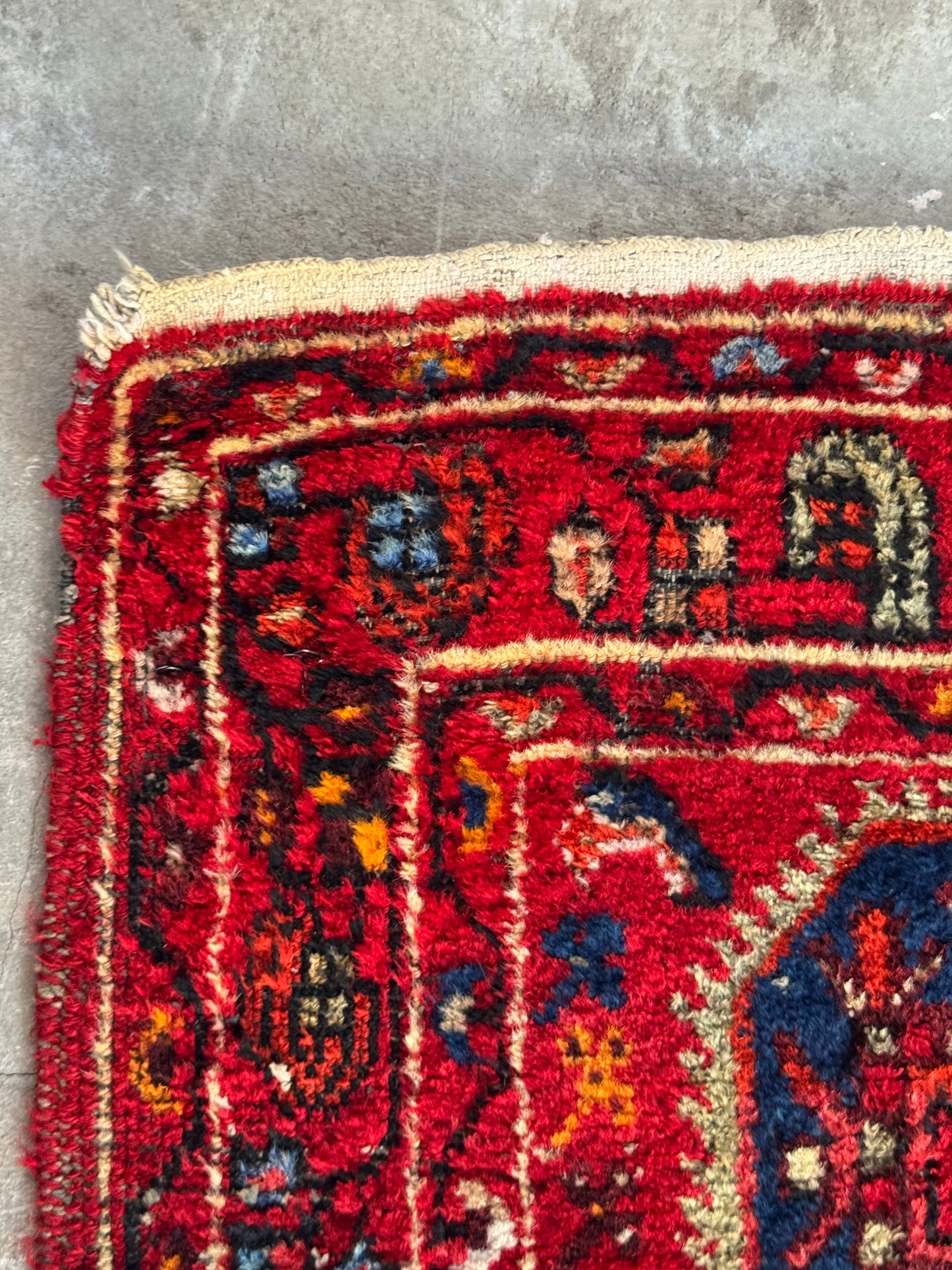 Handmade Persian Hamadan Rug 228 x 136 cm | 7.5 x 4.5 ft