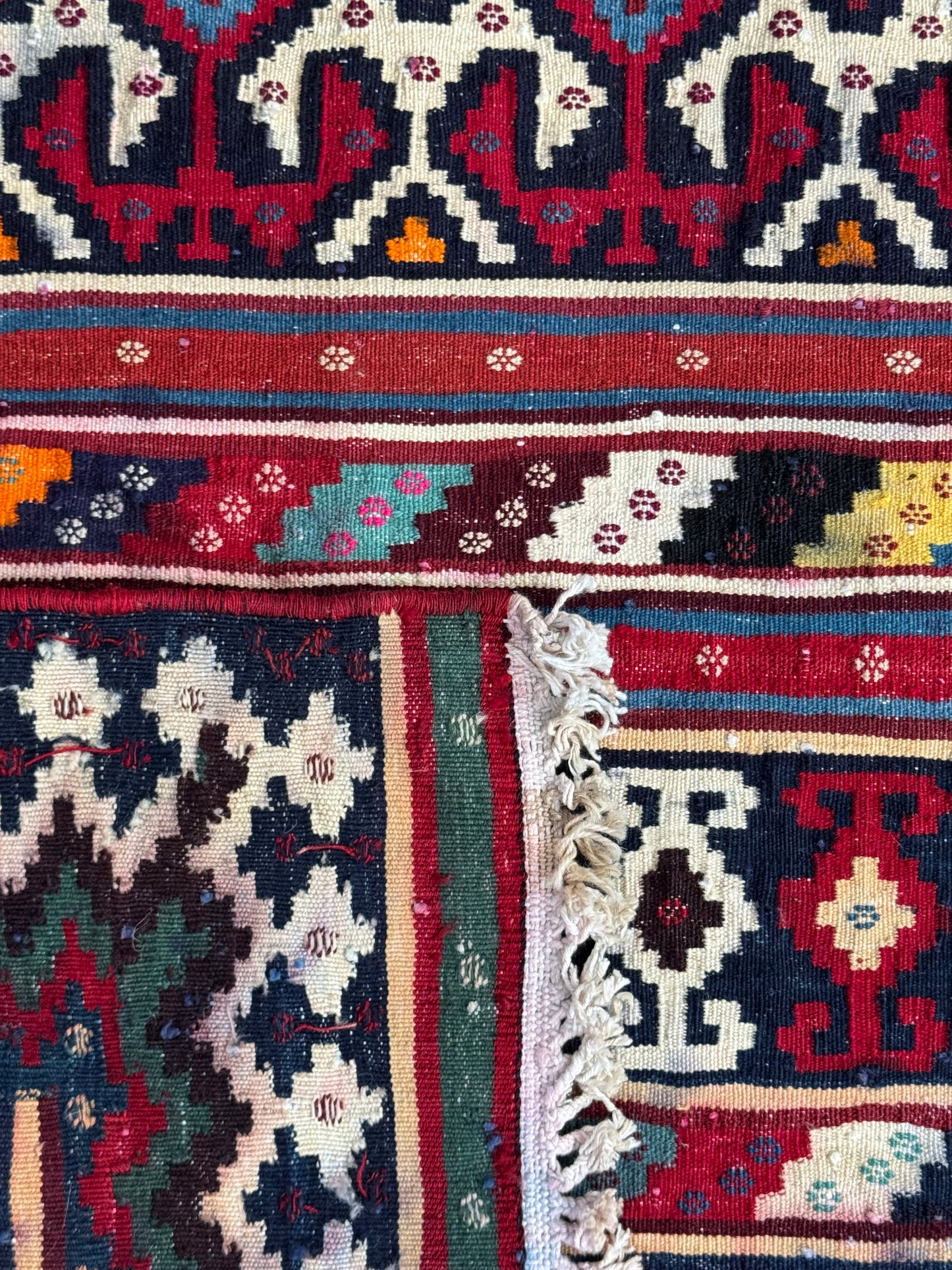 Handmade Cicim Kilim 186 x 116 cm | 6.1 x 3.81 ft