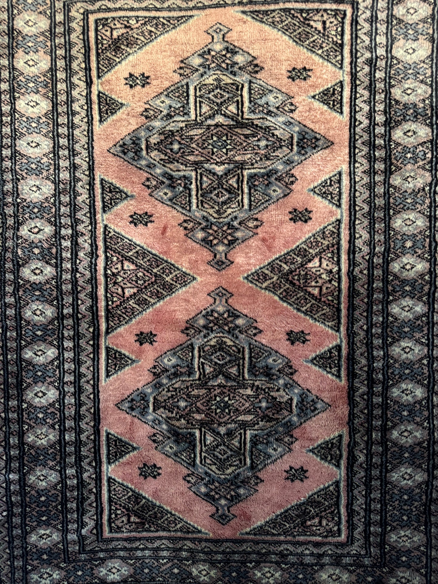 📌 RESERVED Handmade Bokhara 130 x 76 cm | 4.27 x 2.49 ft