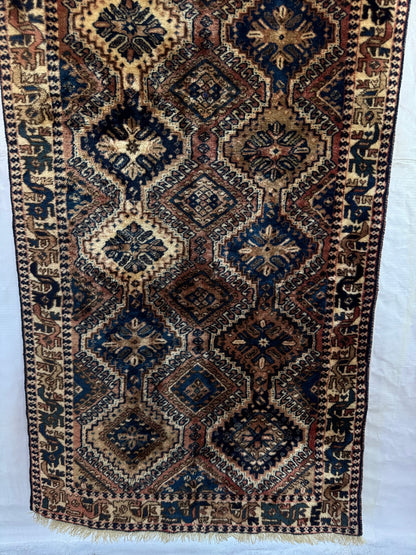 Handmade Persian Yalameh Runner 188 x 84 cm | 6.17 x 2.76 ft