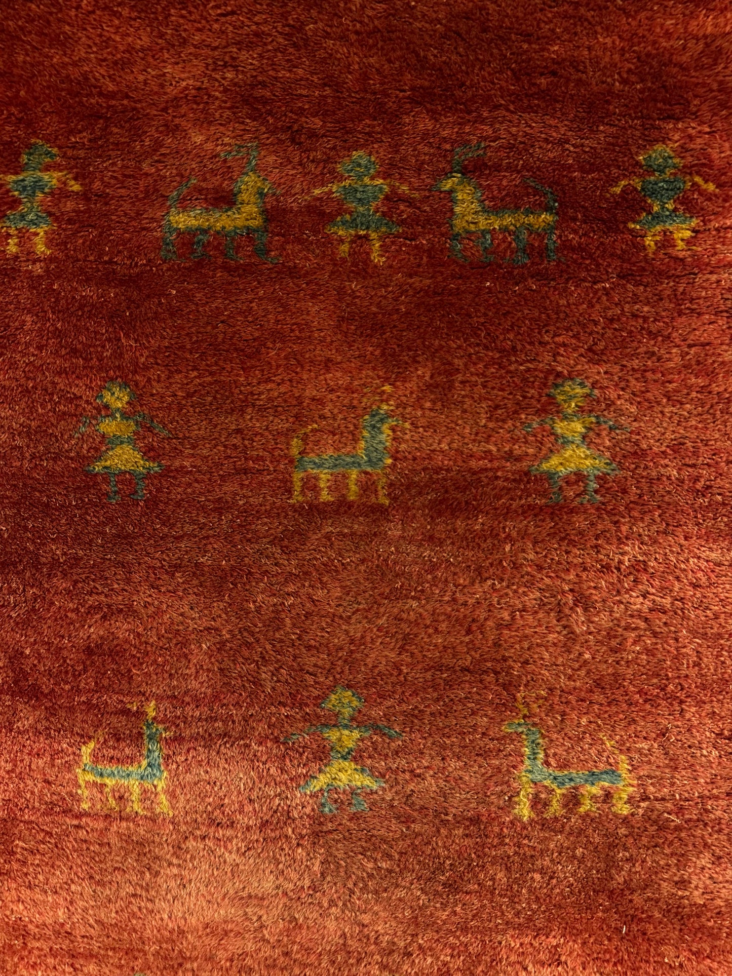 Handmade Persian Gabbeh 173 x 98 cm | 5.68 x 3.22 ft