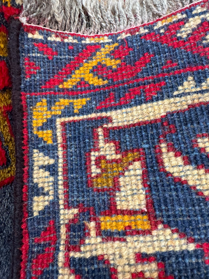 Handmade Bashir Rug 196 x 100 cm | 6.43 x 3.28 ft