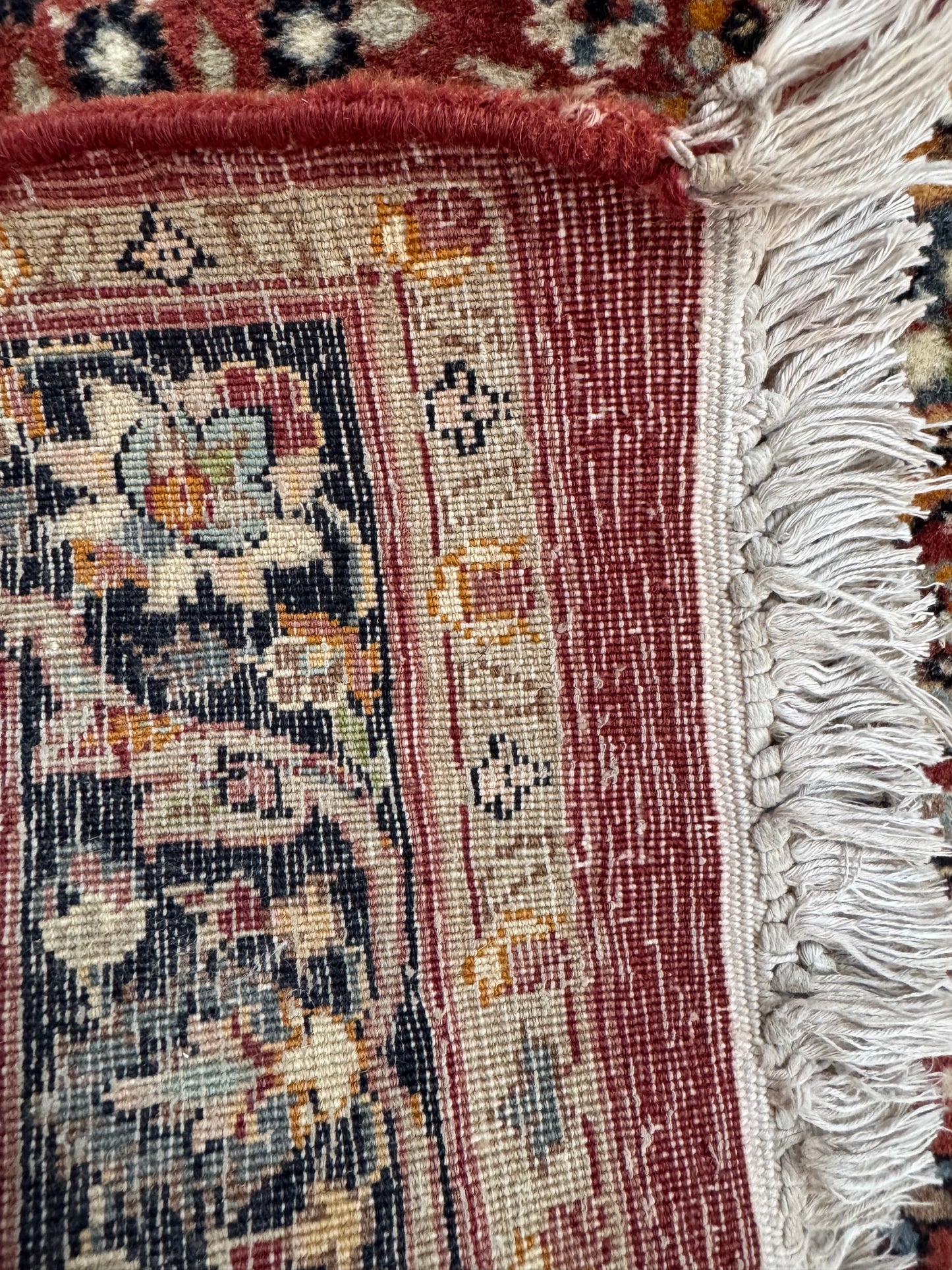 Handmade Persian Sarouk Runner 254 x 79 cm | 8.3 x 2.6 ft