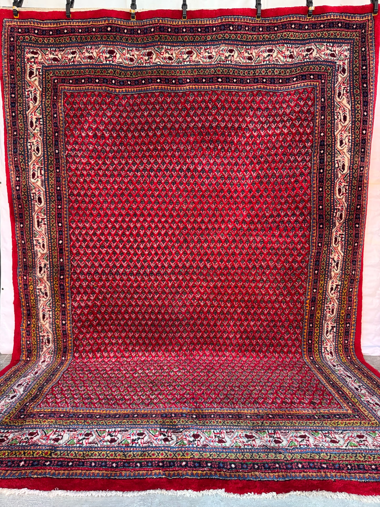 Handmade Persian Sarouk Mir 325 x 225 cm | 10.66 x 7.38 ft