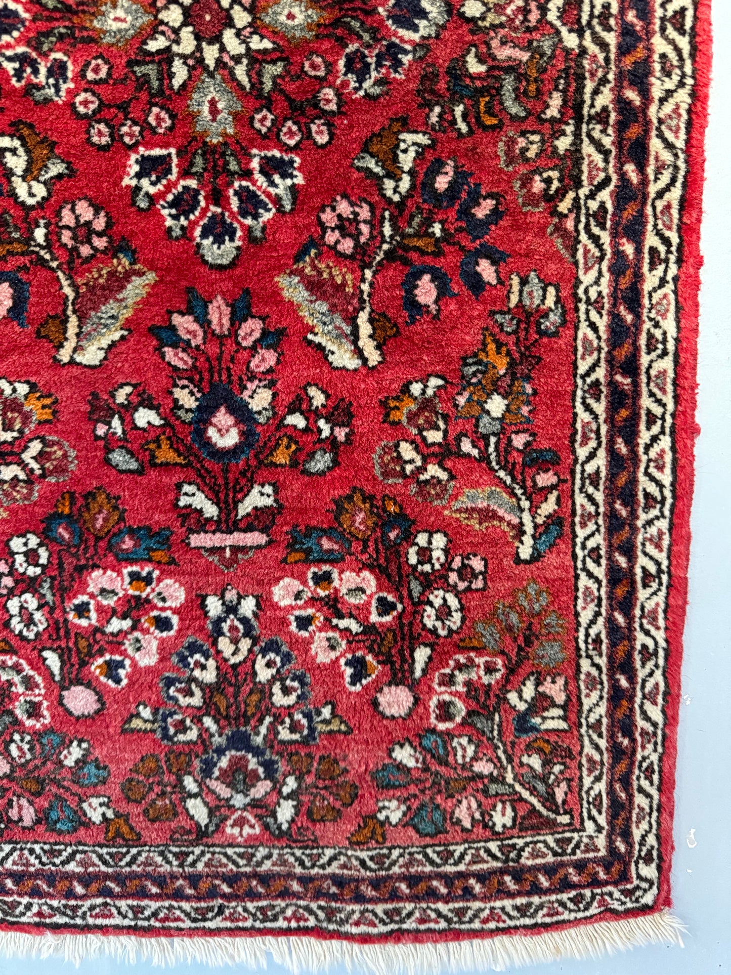 Handmade Persian Lilihan Rug 122 x 64 cm | 4 x 2.1 ft