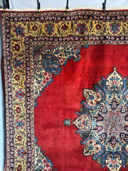Handmade Romainian Rug 300 x 300 cm | 9.84 x 9.84 ft