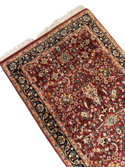 Handmade Persian Sarouk Runner 254 x 79 cm | 8.3 x 2.6 ft