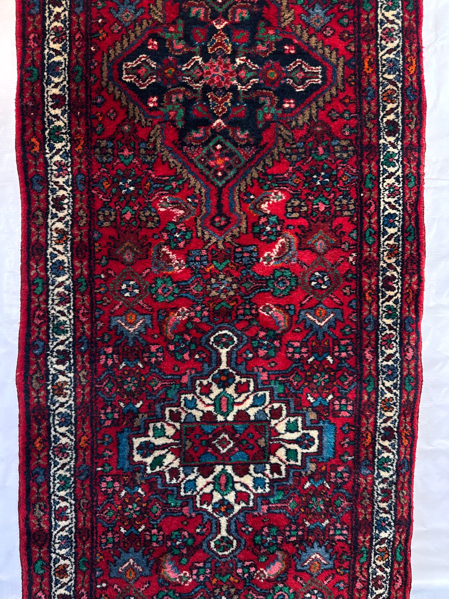Handmade Persian Jozan Runner 333 x 90 cm | 11 x 3 ft