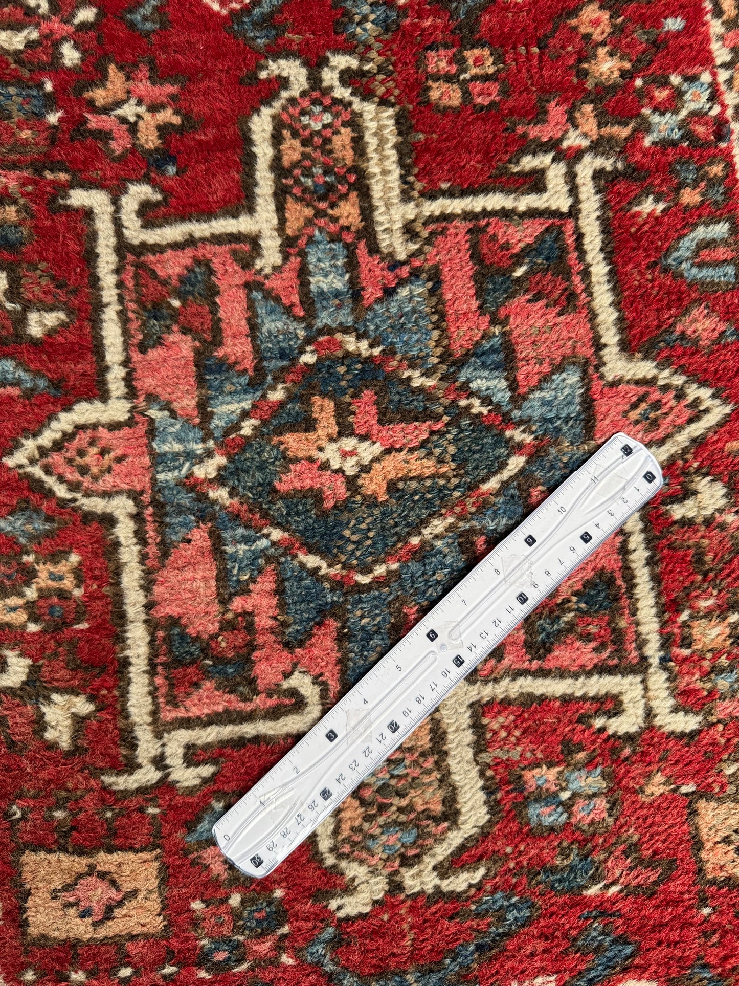 Handmade Persian Karaja Runner 210 x 63 cm | 6.89 x 2.07 ft