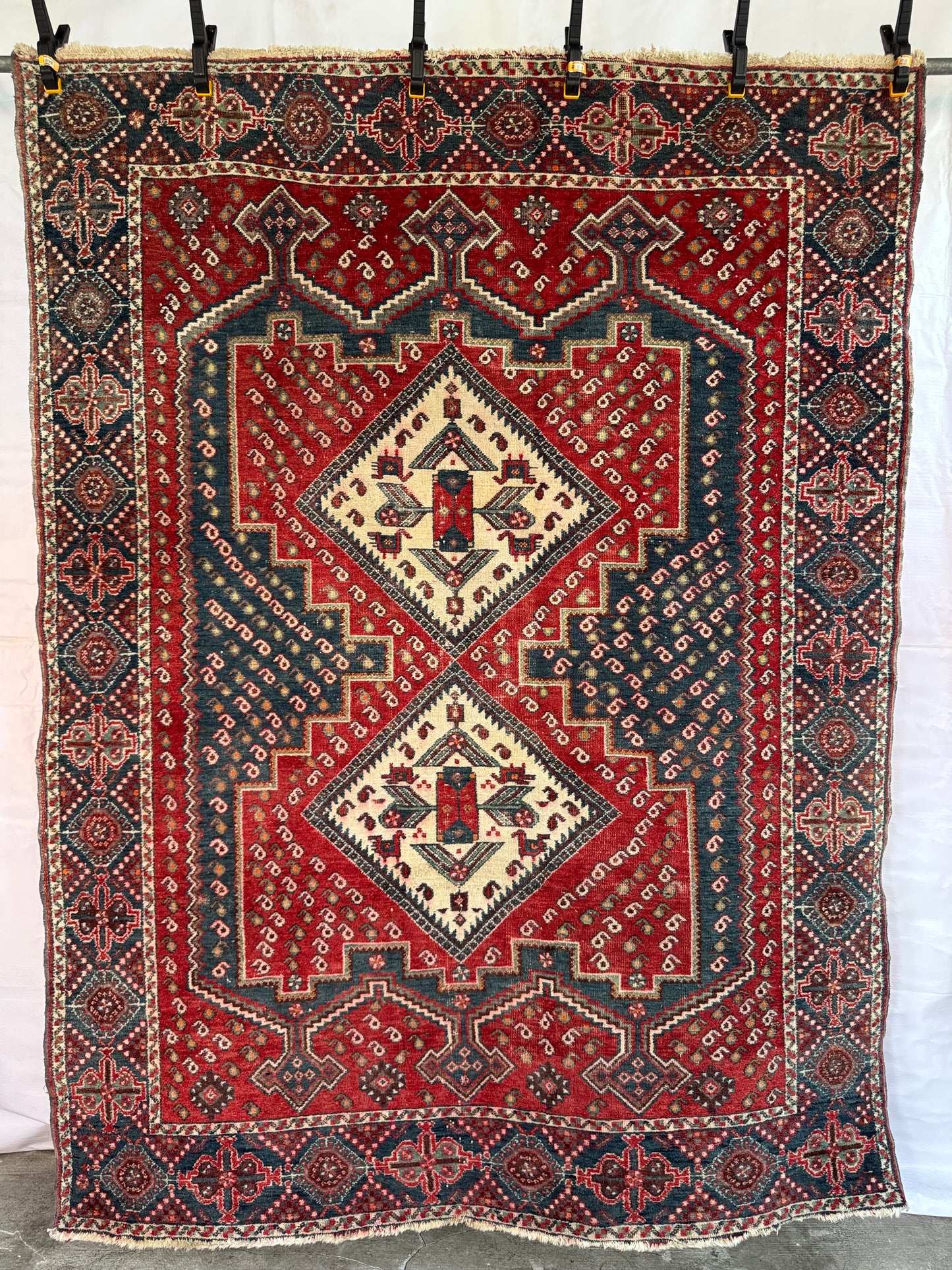 Handmade Persian Shahrbabak Rug 212 x 157 cm | 7.0 x 5.2 ft