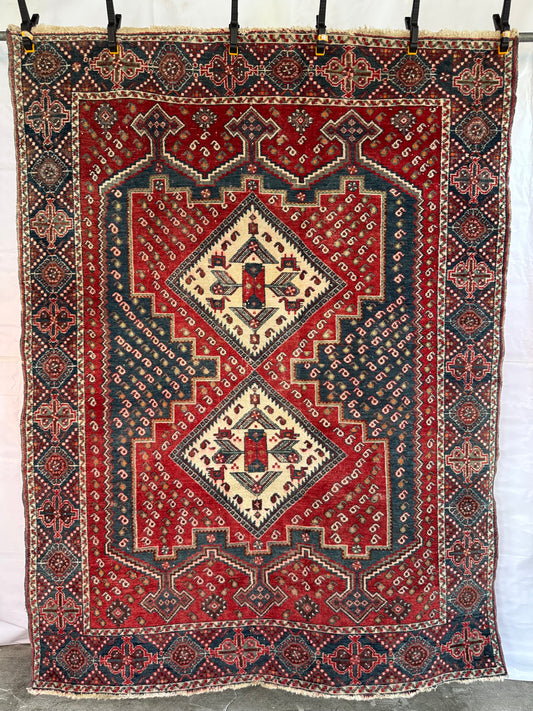 Handmade Persian Shahrbabak Rug 212 x 157 cm | 7.0 x 5.2 ft