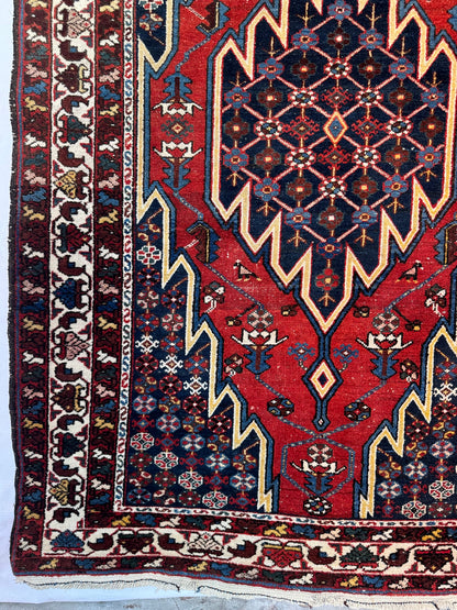 Handmade Persian Mazlaghan 200 x 130 cm | 6.56 x 4.27 ft