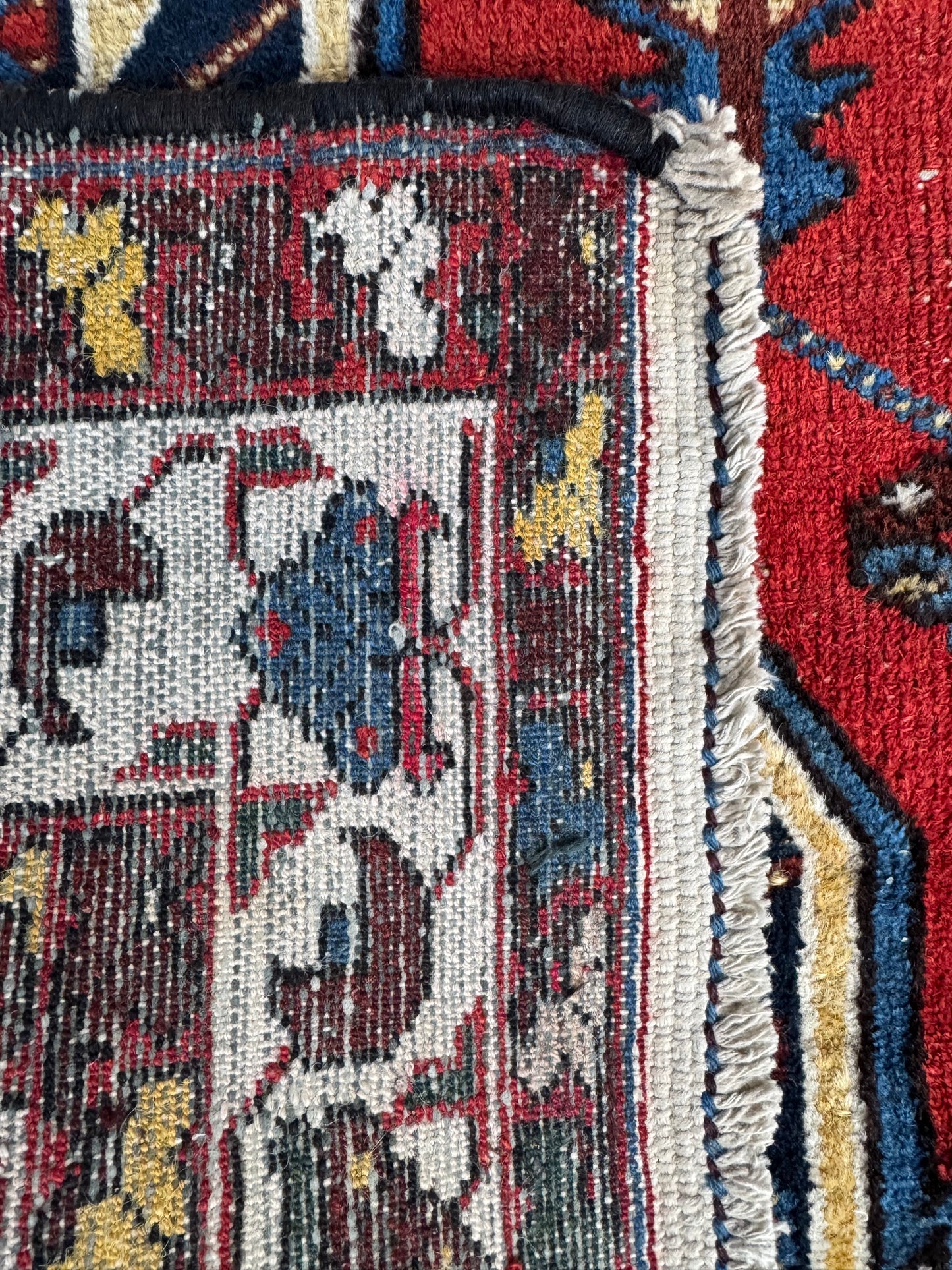 Handmade Persian Mazlaghan 200 x 130 cm | 6.56 x 4.27 ft