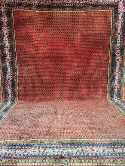 Handmade Persian Sarouk Mir 380 x 265 cm | 12.47 x 8.69 ft