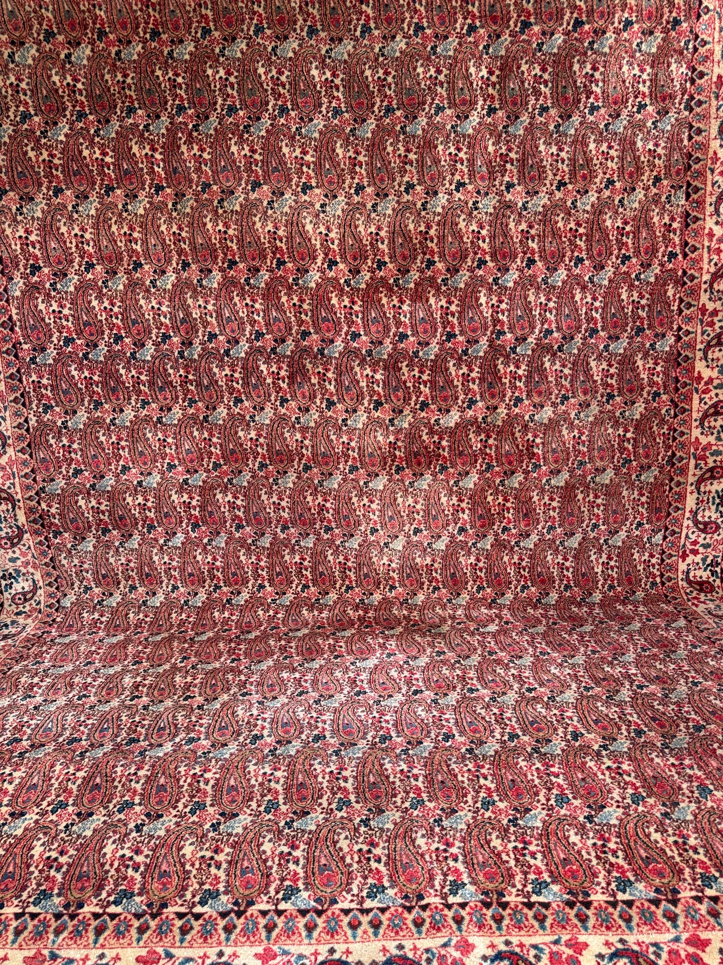 Handmade Persian Kirman Rug 365 x 263 cm | 12 x 8.63 ft