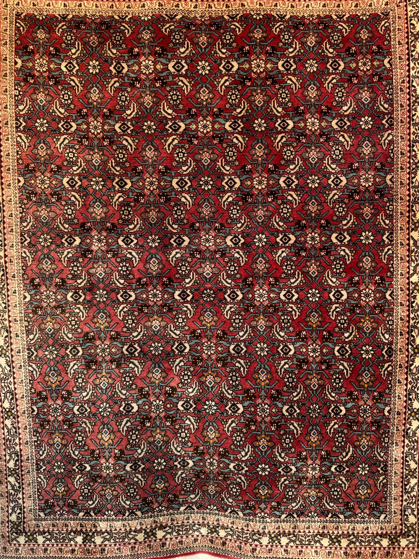 Handmade Persian Bidjar 200 x 152 cm | 6.6 x 5 ft