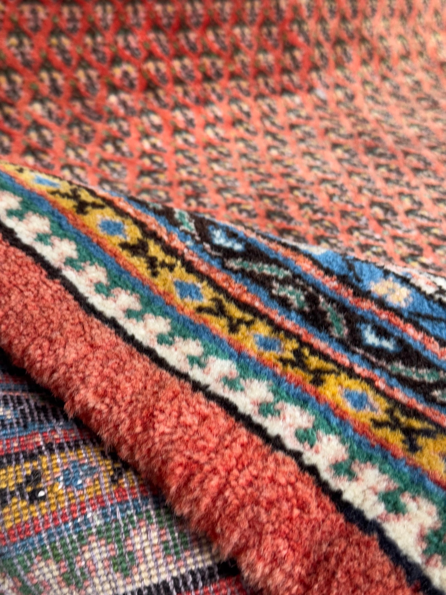 Handmade Persian Sarouk Mir 380 x 265 cm | 12.47 x 8.69 ft