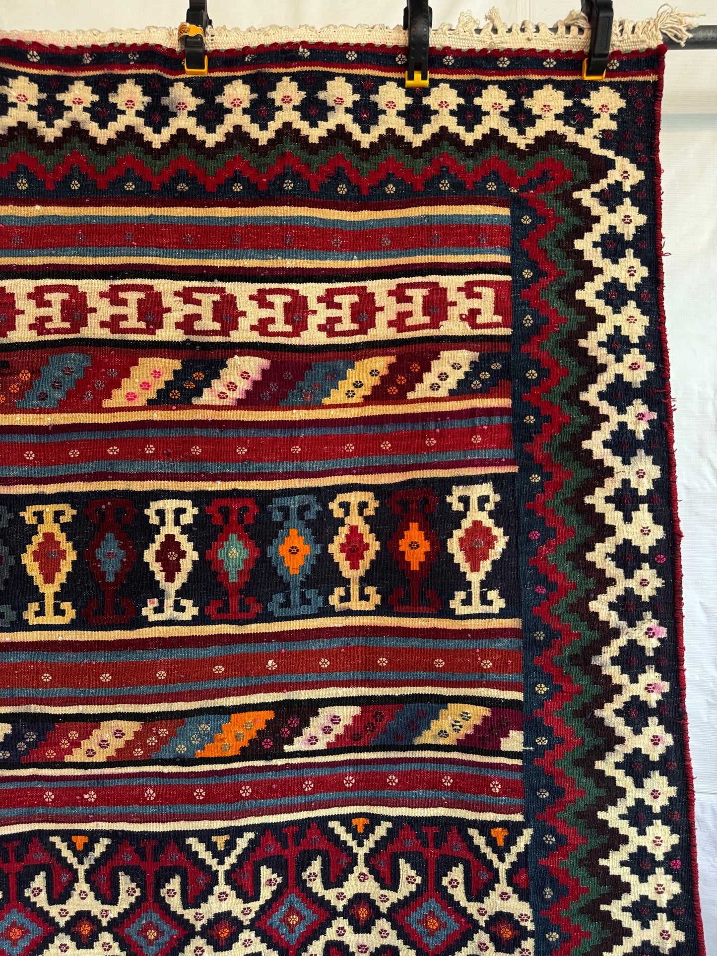 Handmade Cicim Kilim 186 x 116 cm | 6.1 x 3.81 ft