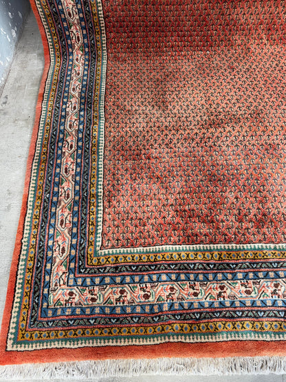 Handmade Persian Sarouk Mir 380 x 265 cm | 12.47 x 8.69 ft