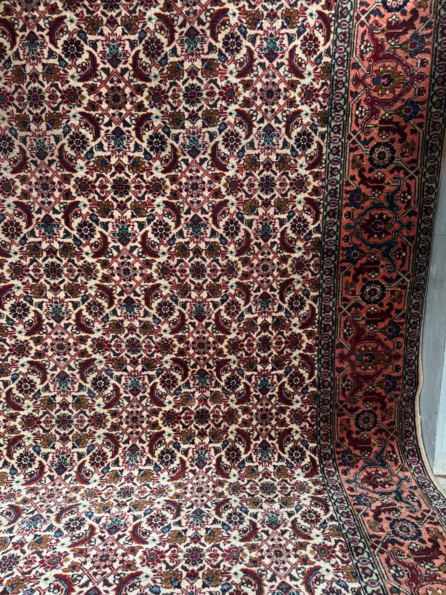 Handmade Persian Tabriz 398 x 300 cm | 13 x 9.84 ft