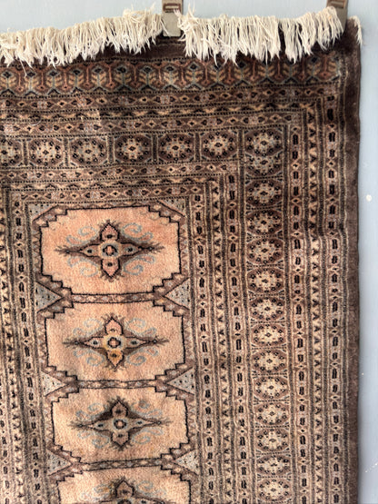 Handmade Bokhara Rug 5 x 3.2 ft