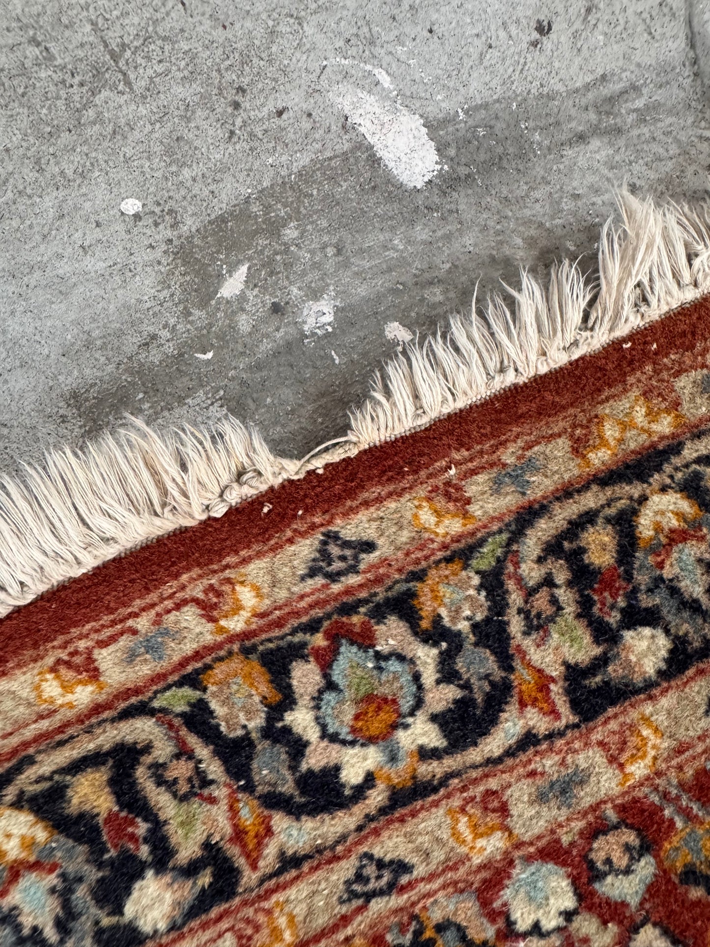 Handmade Persian Sarouk Runner 254 x 79 cm | 8.3 x 2.6 ft