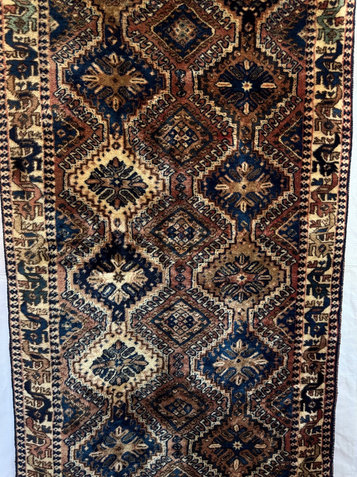 Handmade Persian Yalameh Runner 188 x 84 cm | 6.17 x 2.76 ft