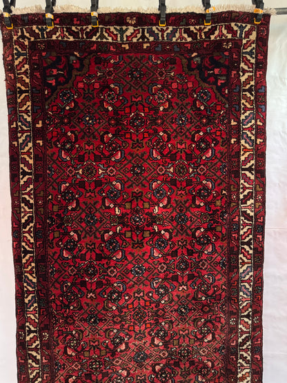 Handmade Persian Hosseinabad Runner 350 x 115 cm | 11.5 x 3.8 ft