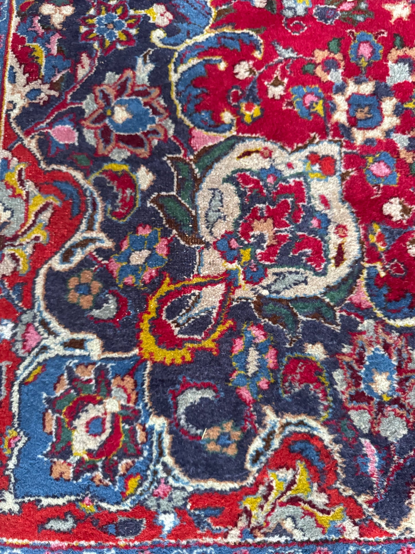 Handmade Persian Mashad 350 x 246 cm | 11.5 x 8.1 ft