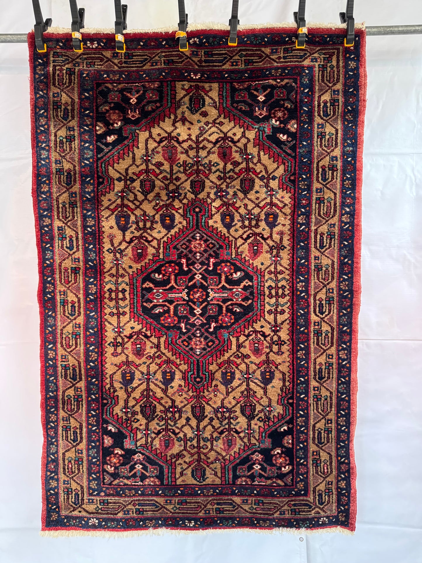 Handmade Persian Hosseinabad Rug 160 x 105 cm | 5.25 x 3.44 ft