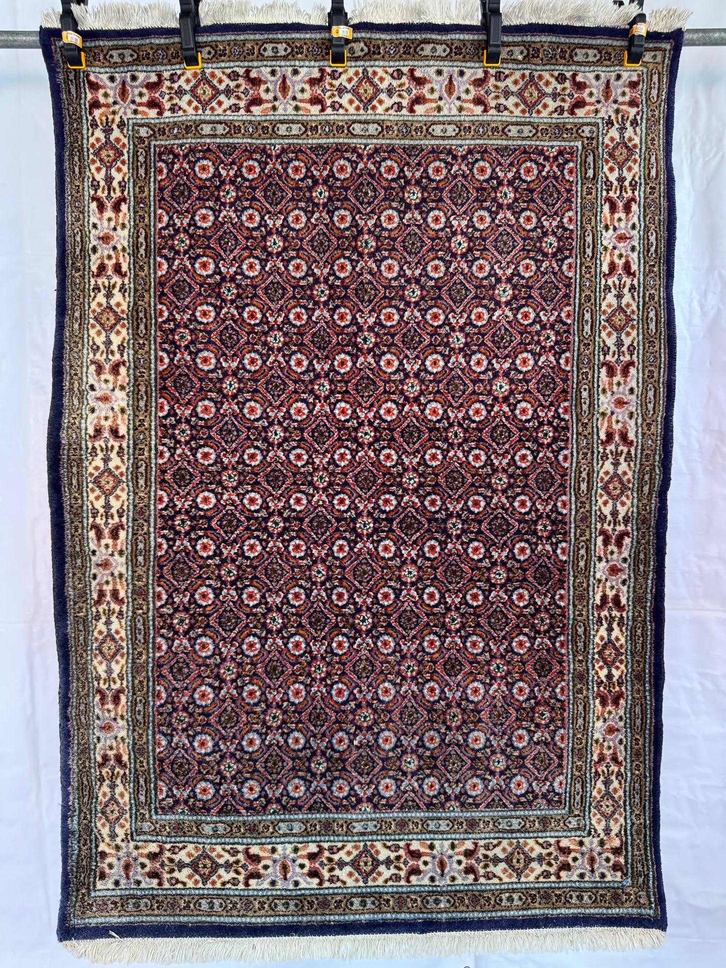 Handmade Persian Moud Rug150 x 105 cm | 4.9 x 3.4 ft