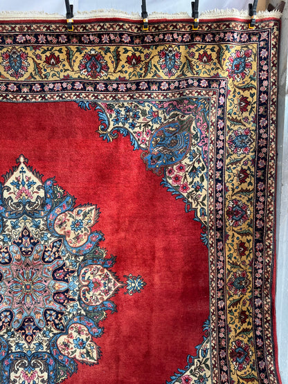 Handmade Romainian Rug 300 x 300 cm | 9.84 x 9.84 ft