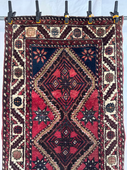 Handmade Persian Hamadan 160 x 87 cm | 5.25 x 2.85 ft