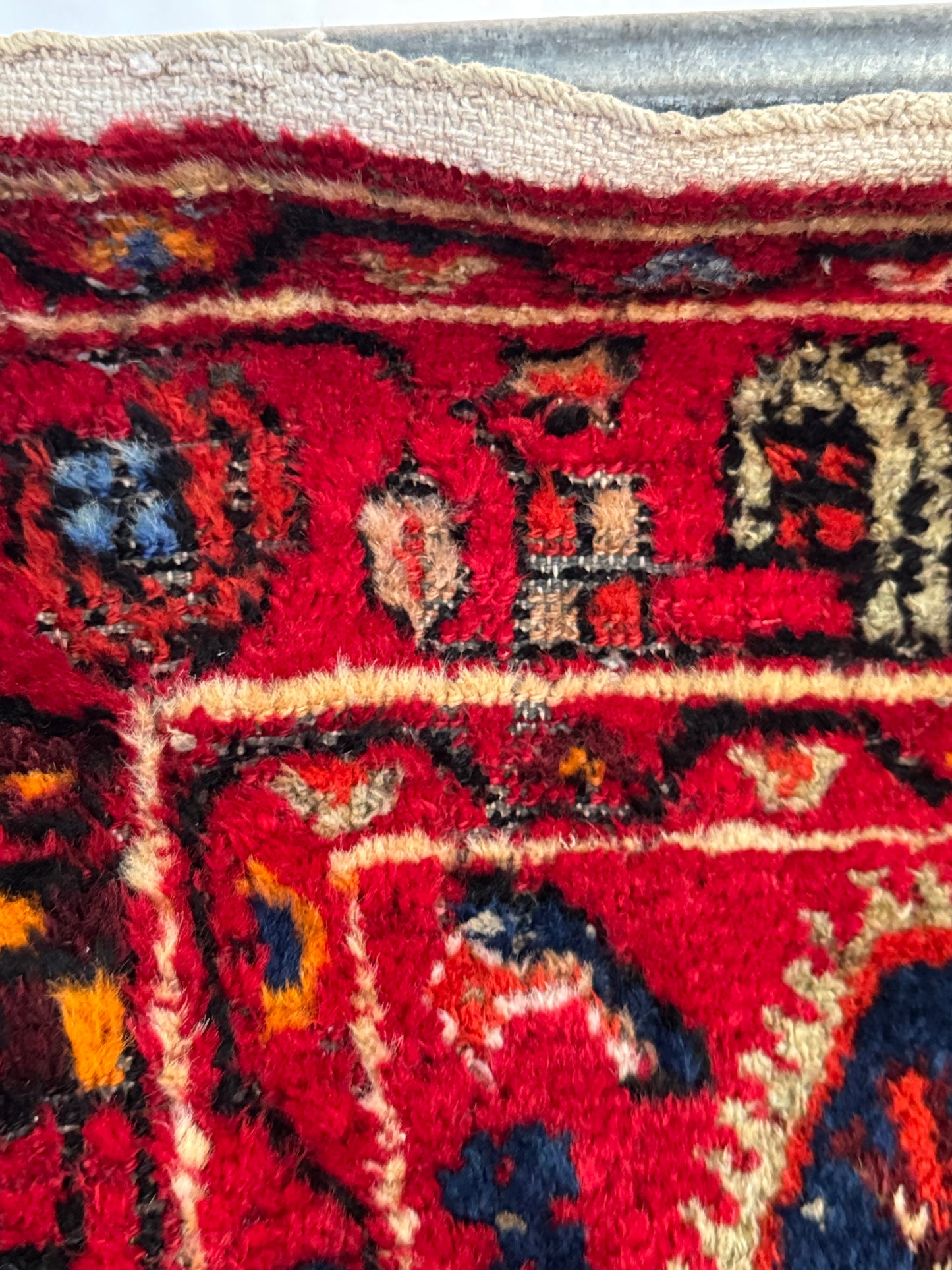 Handmade Persian Hamadan Rug 228 x 136 cm | 7.5 x 4.5 ft