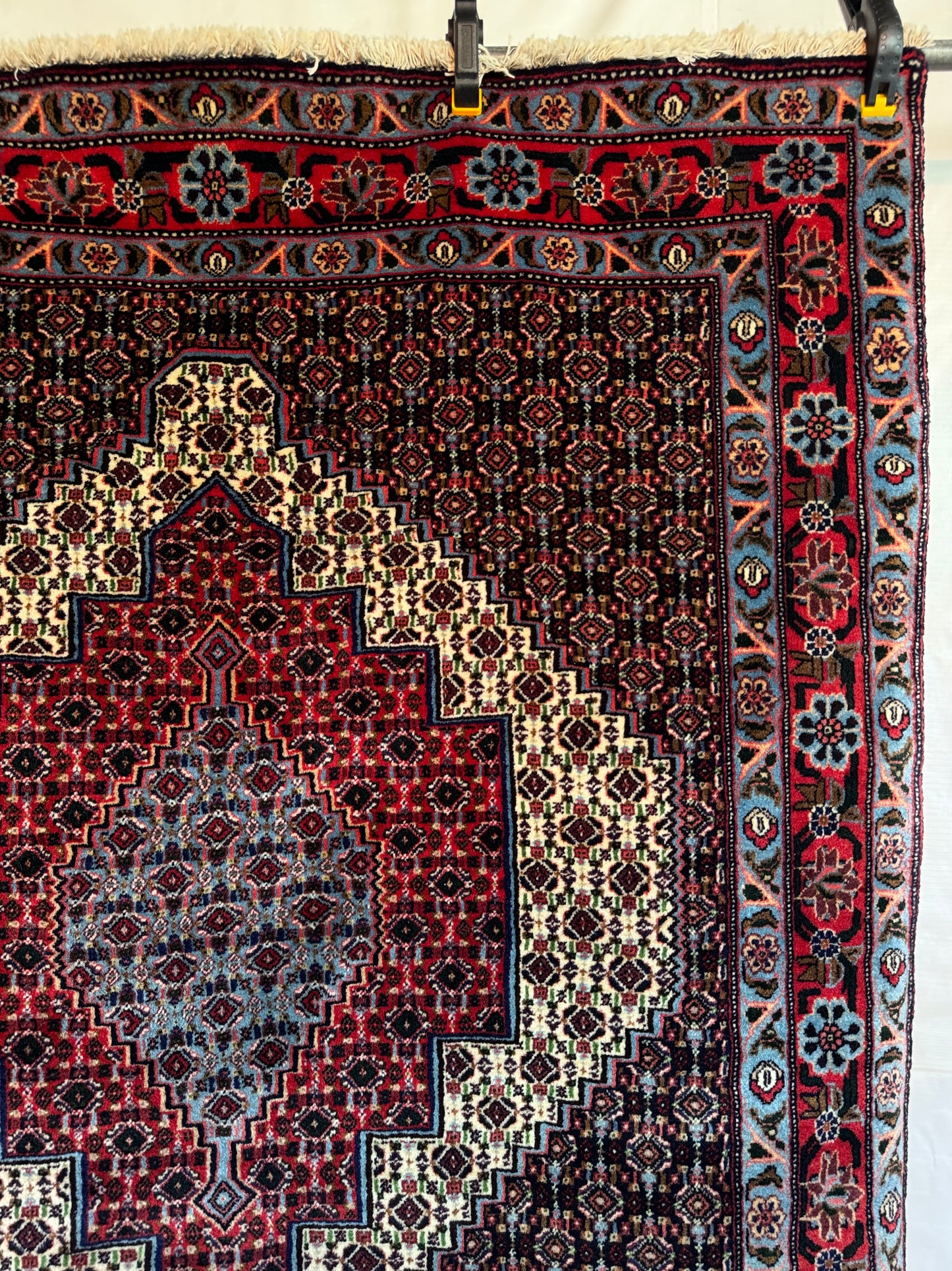 📌 RESERVED Handmade Persian Senneh Rug 156 x 132 cm | 5.1 x 4.3 ft