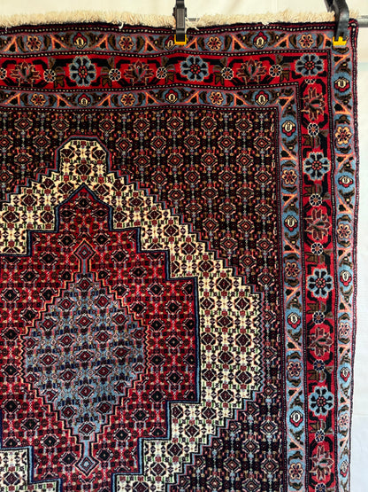 📌 RESERVED Handmade Persian Senneh Rug 156 x 132 cm | 5.1 x 4.3 ft
