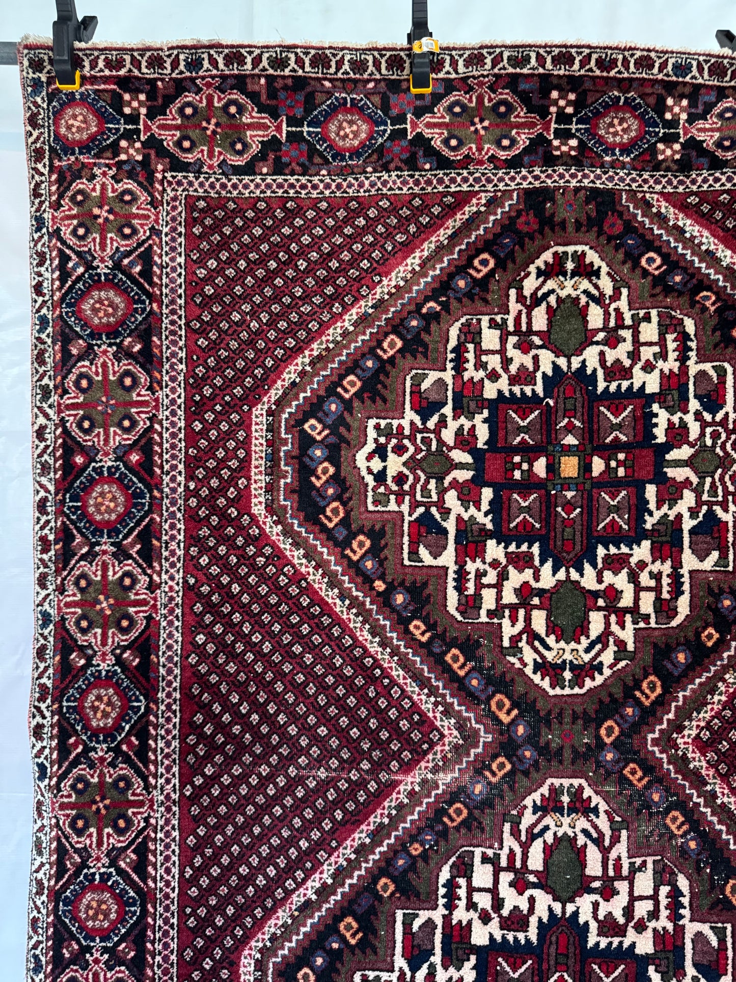 Handmade Persian Afshar 180 x 135 cm | 5.91 x 4.43 ft